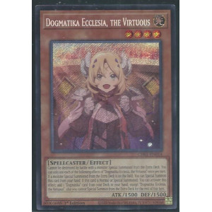 CH01-EN014 - Dogmatika Ecclesia, the Virtuous - Secret Rare (PROMO PACK)
